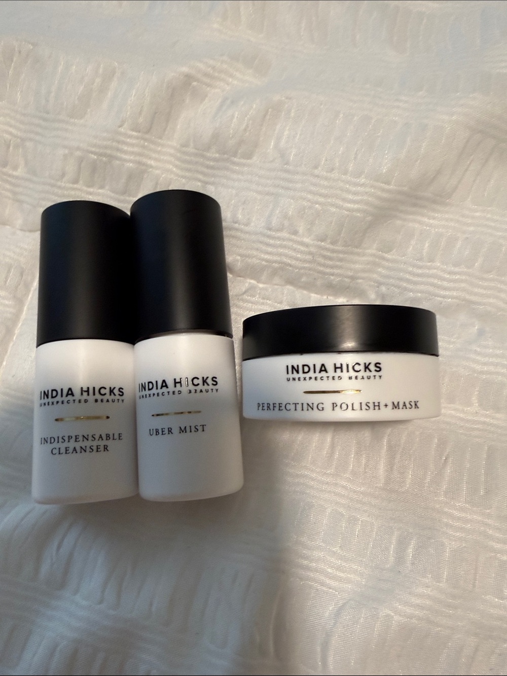 India Hicks Skincare Trio in White and Black